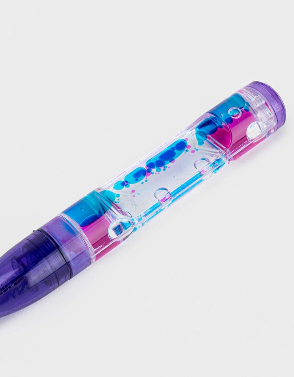 Lapicera Con Líquido - Combinacion Multicolor 