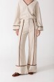 PANTALON COCO Rayas Beige