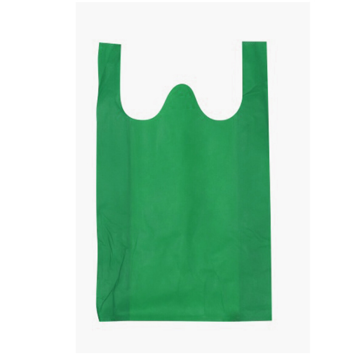 Bolsa TNT N°2 40gr tipo camiseta 25x45 - Verde 
