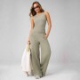 Pantalón Downtown Wide Leg Pant Mujer Seagrass