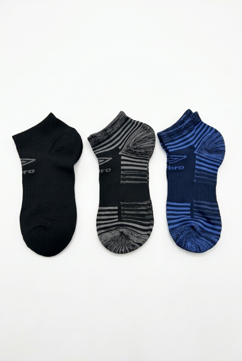 PACK MEDIAS CORTAS X3 Umbro 