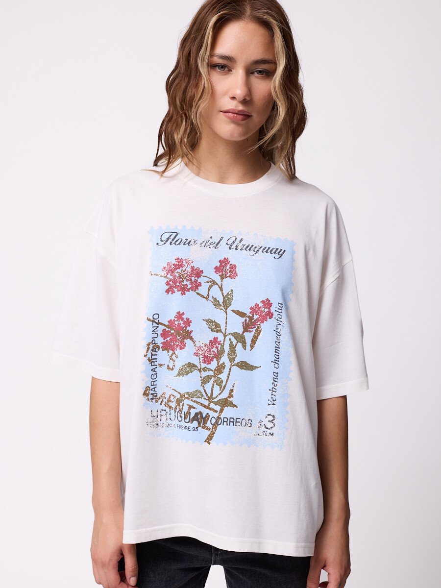 T-SHIRT FLOX DIXIE Crudo