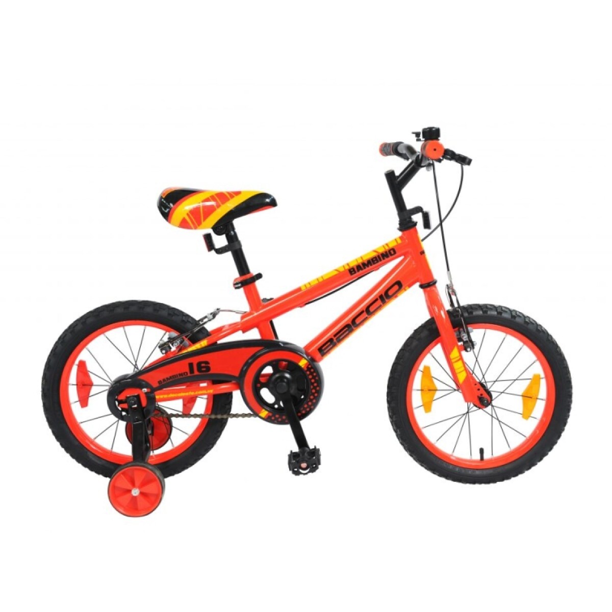 Bicicleta Baccio R.16 Niño Bambino (std) - Rojo/negro 