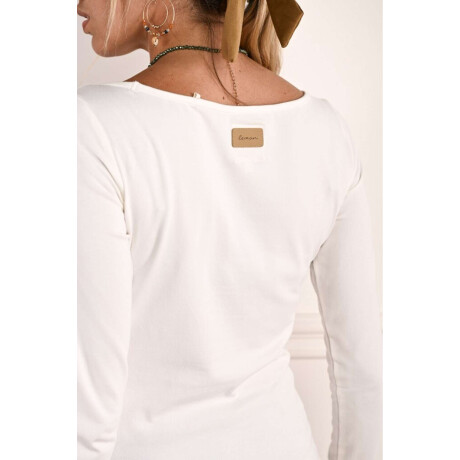 Remera Algodon Elastano Blanco
