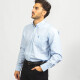 Camisa fantasia M/larga Raya Navy-Skyblue