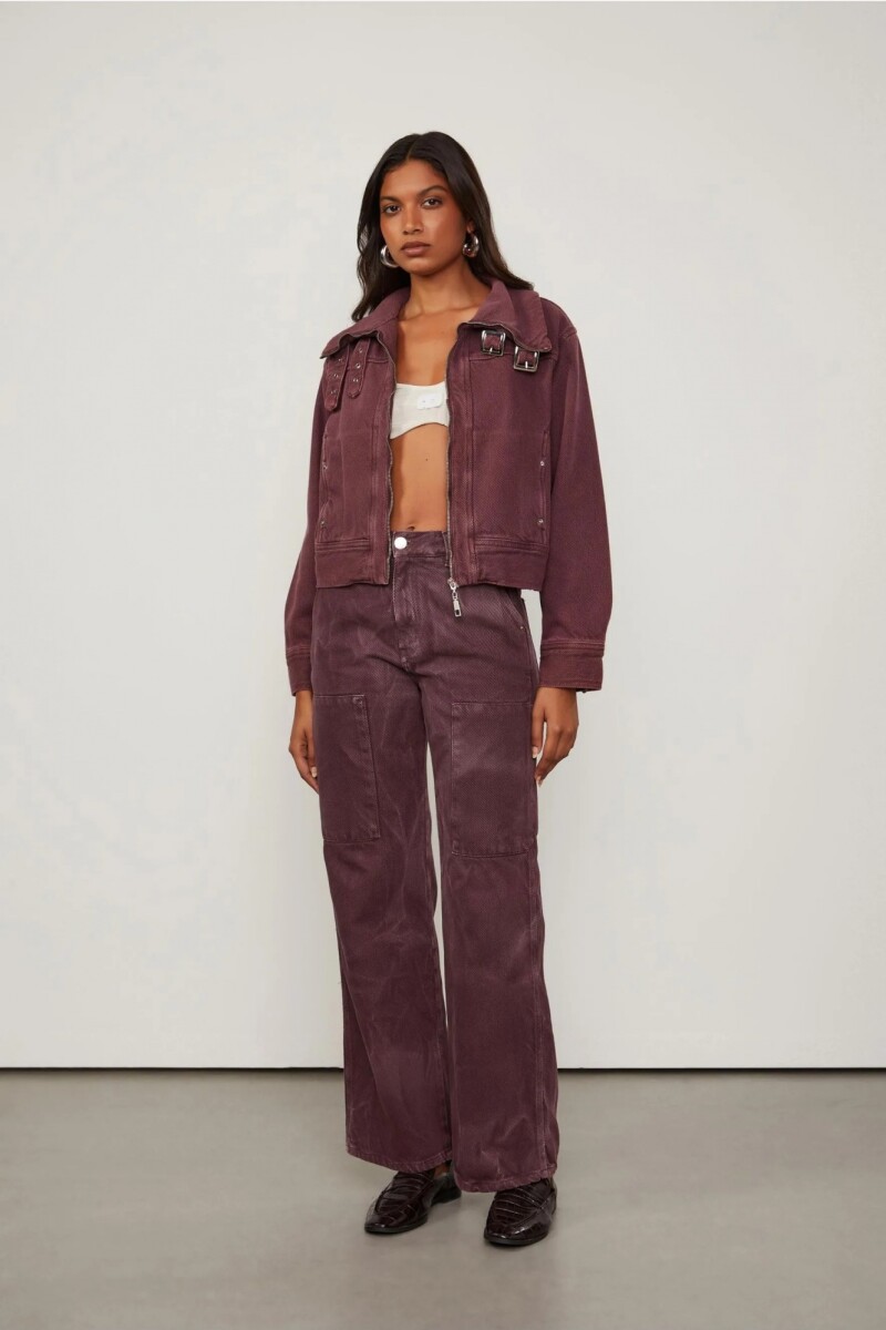PANTALÓN BOOT 70S Violeta