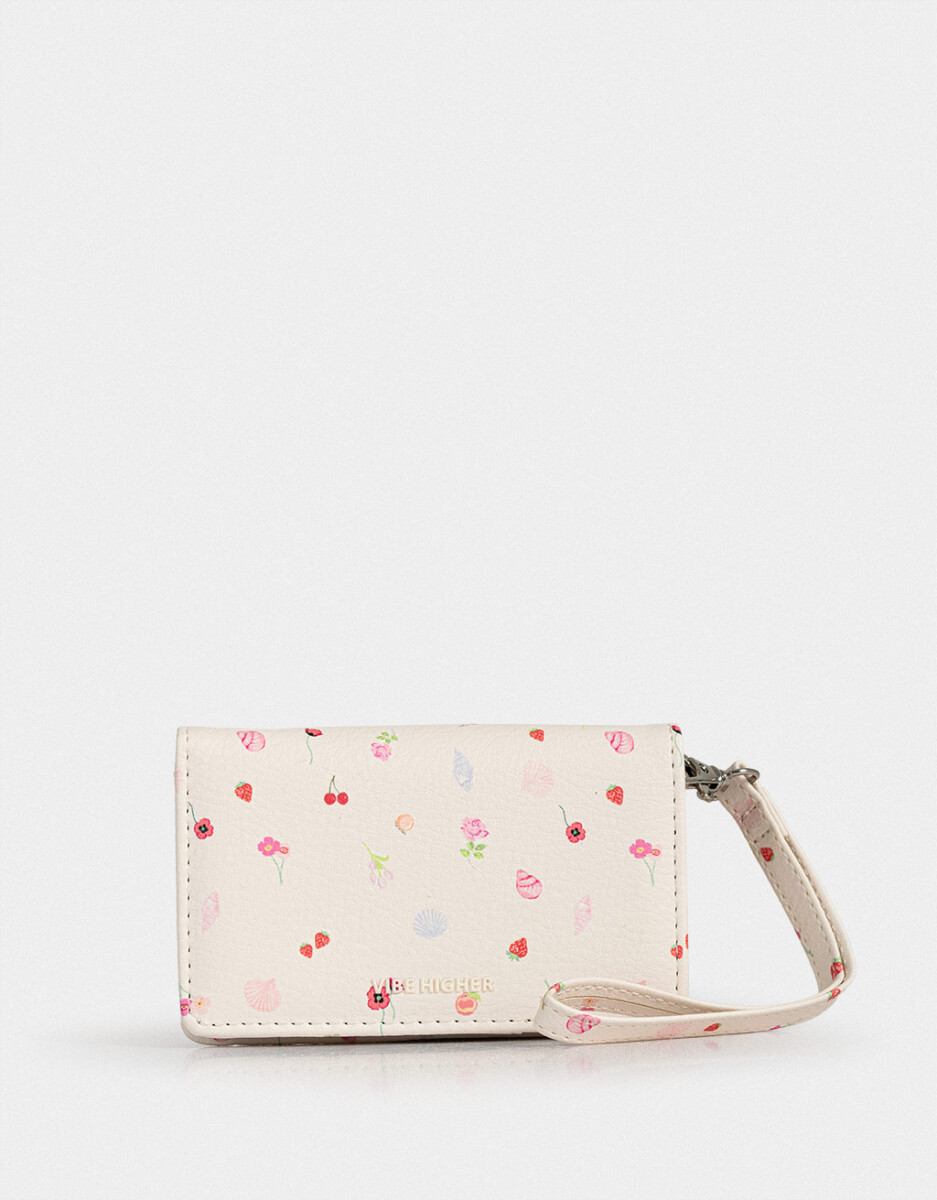Monedero Cuerina Flores 