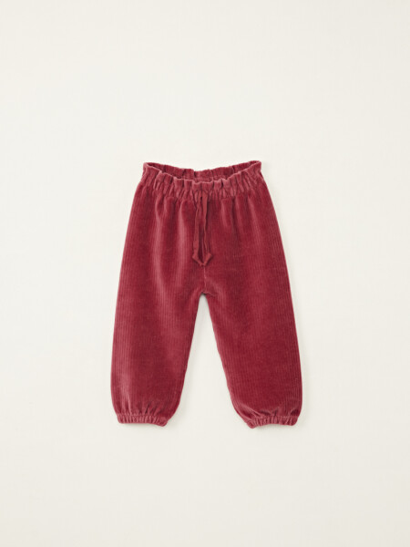 Pantalón pana Bordó