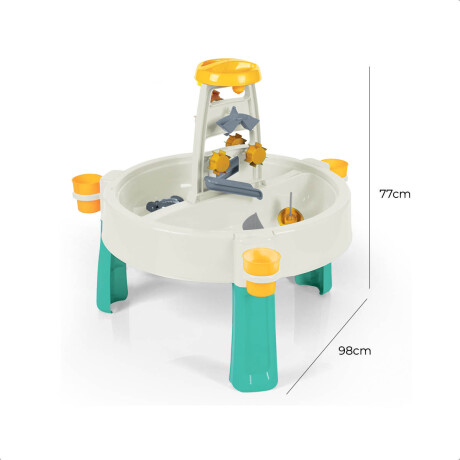 Mesa Juegos 3en1 Dolu Europea Infantil Agua Arena Blanco