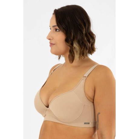 Soutien preformado micro lateral Marron