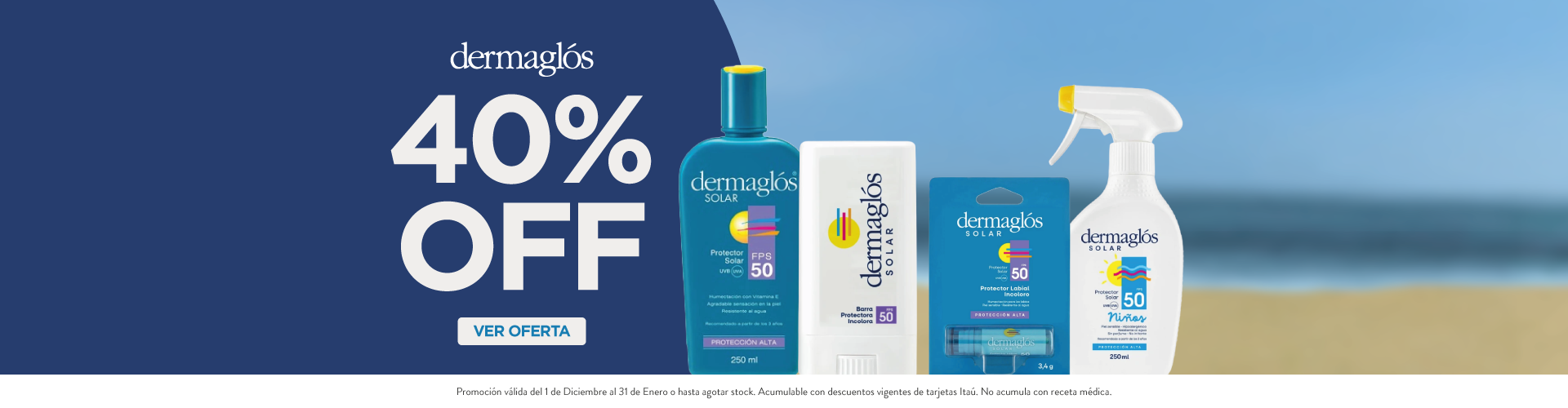 Dermaglos 40% off