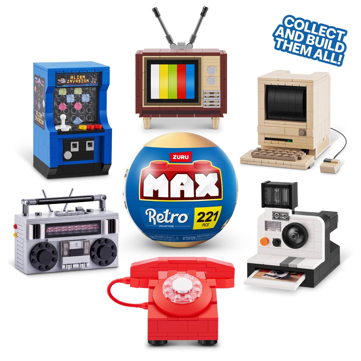 Set de Construcción Sorpresa Zuru Max Retro Varios Modelos 