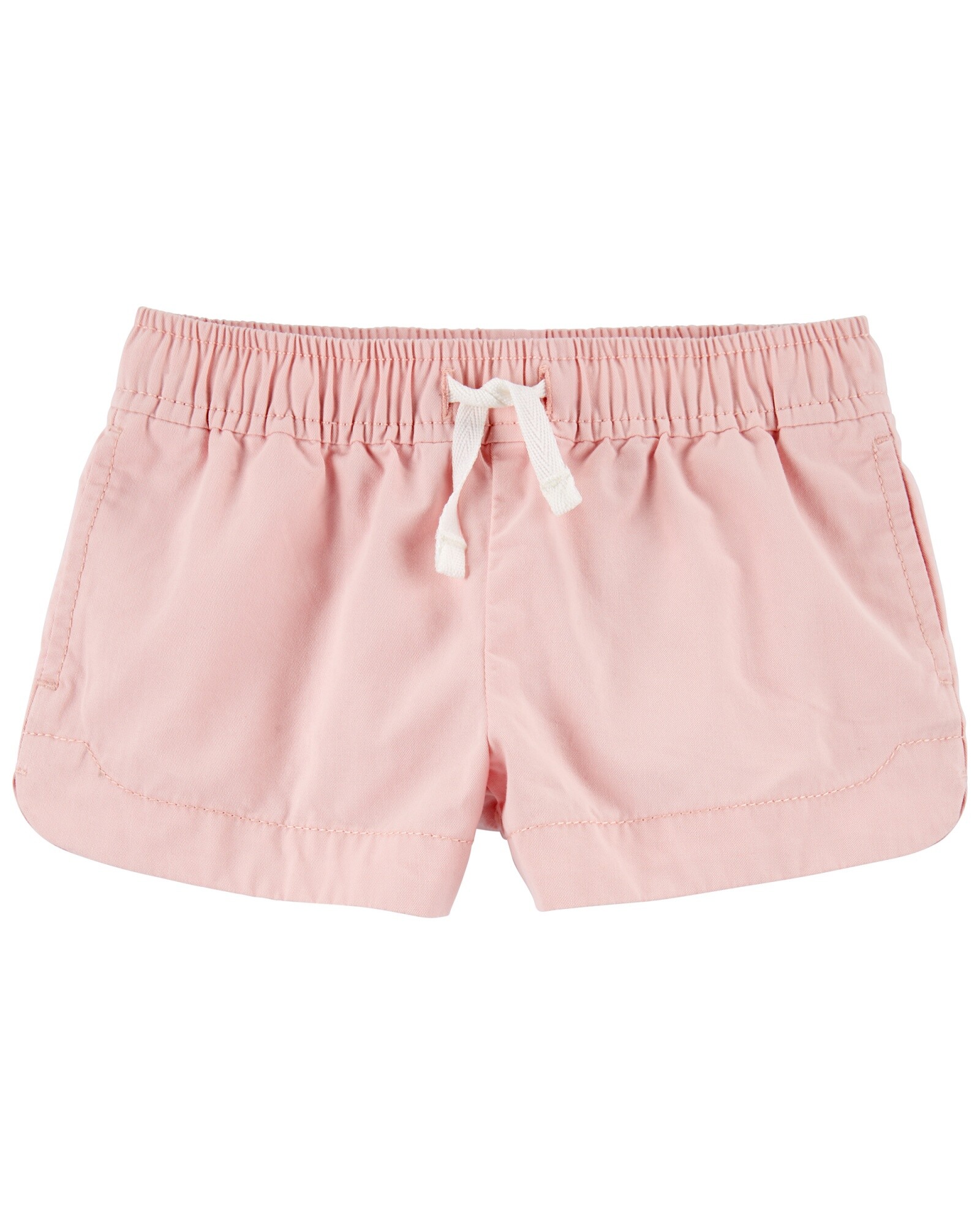 Short de chambray de algodón con cordón 0