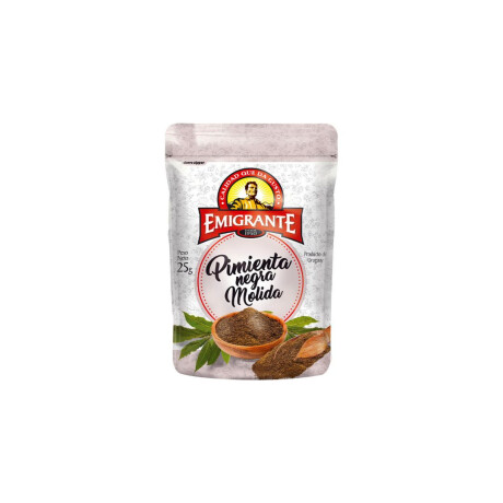 PIMIENTA NEGRA MOLIDA 25G EL EMIGRANTE PIMIENTA NEGRA MOLIDA 25G EL EMIGRANTE