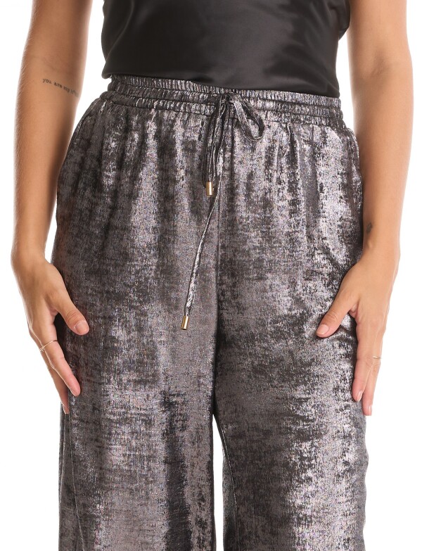 Pantalon Brillo PLATEADO