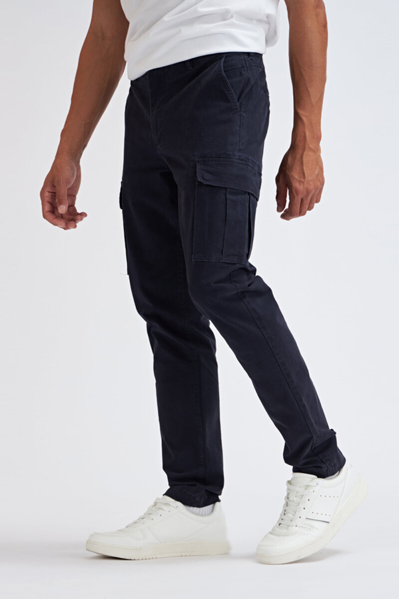 Pantalón cargo clásico Azul Marino