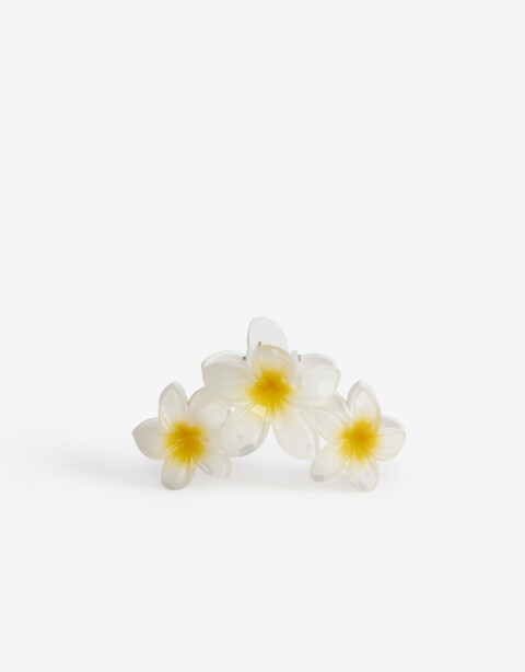 Broche Flores Broche Acrílico Flores - Combinacion Bicolor