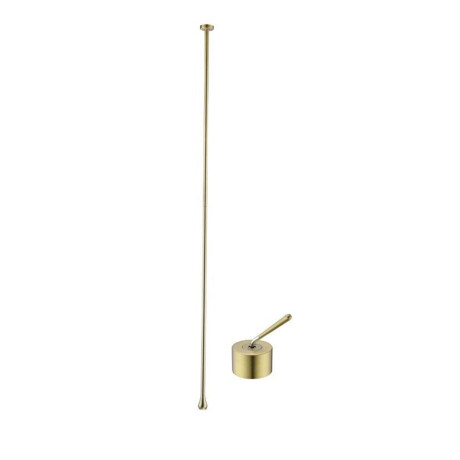 Griferia De Techo Monocomando Tipo Gota Serie Prati - Color Oro Cepillado DORADO-BRUSHED GOLD