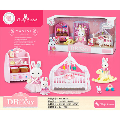 Set Bay Dream Conejo con Dormitorio 001
