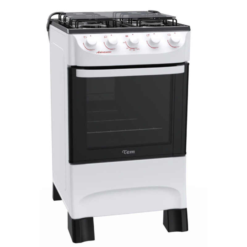 Cocina Tem Aniversario 4 hornallas super gas blanco - Z2701 Cocina Tem Aniversario 4 hornallas super gas blanco - Z2701