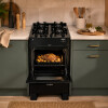 Cocina A Gas James 4 Hornallas Con Mesada De Vidrio Negra C 690 V Cocina A Gas James 4 Hornallas Con Mesada De Vidrio Negra C 690 V