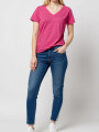 Remera Tordata Rosa Melange