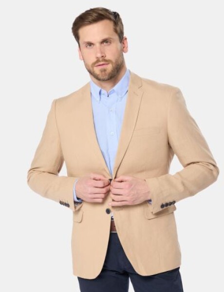 SACO DE LINO Beige