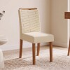 Juego De Comedor - 6 Sillas + Mesa Vidrio - Celeste Blanco / Blanco