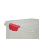 Set x3 Caja organizadora 65 lts TRANSPARENTE