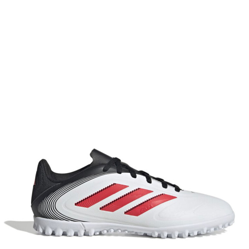 Championes de Fútbol 5 Infantiles Adidas Copa Pure III Club TF Blanco - Negro - Rojo
