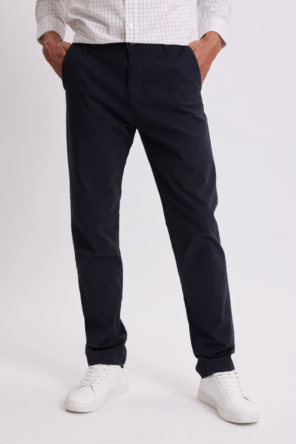 Pantalón chino Azul Marino