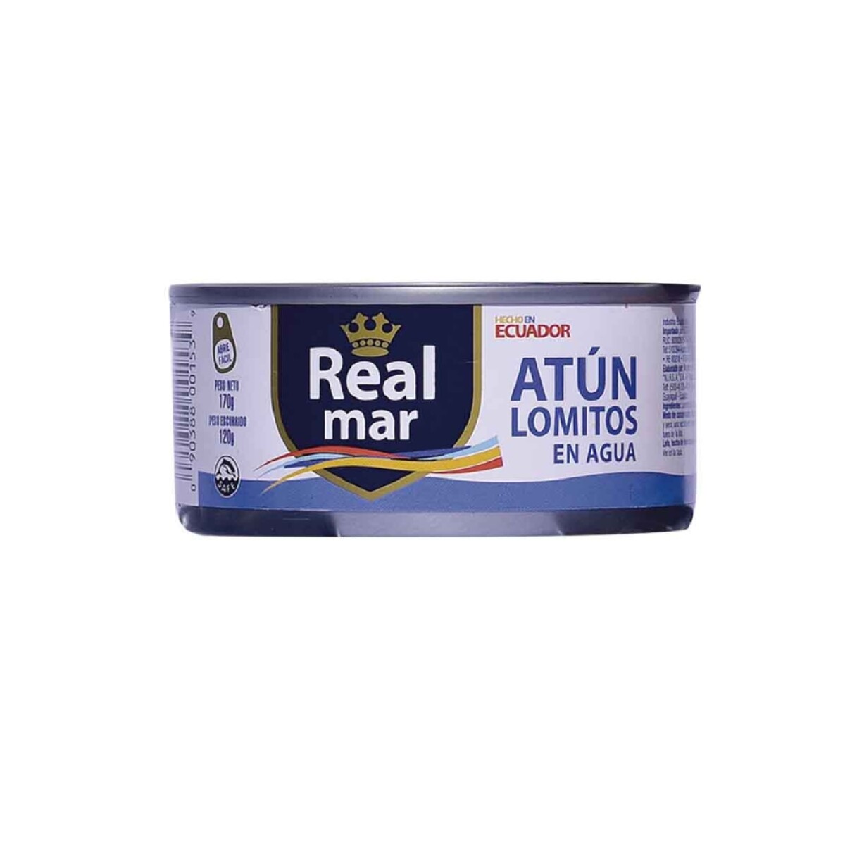 Real Mar Lomitos De Atún En Agua Y Sal 170g 