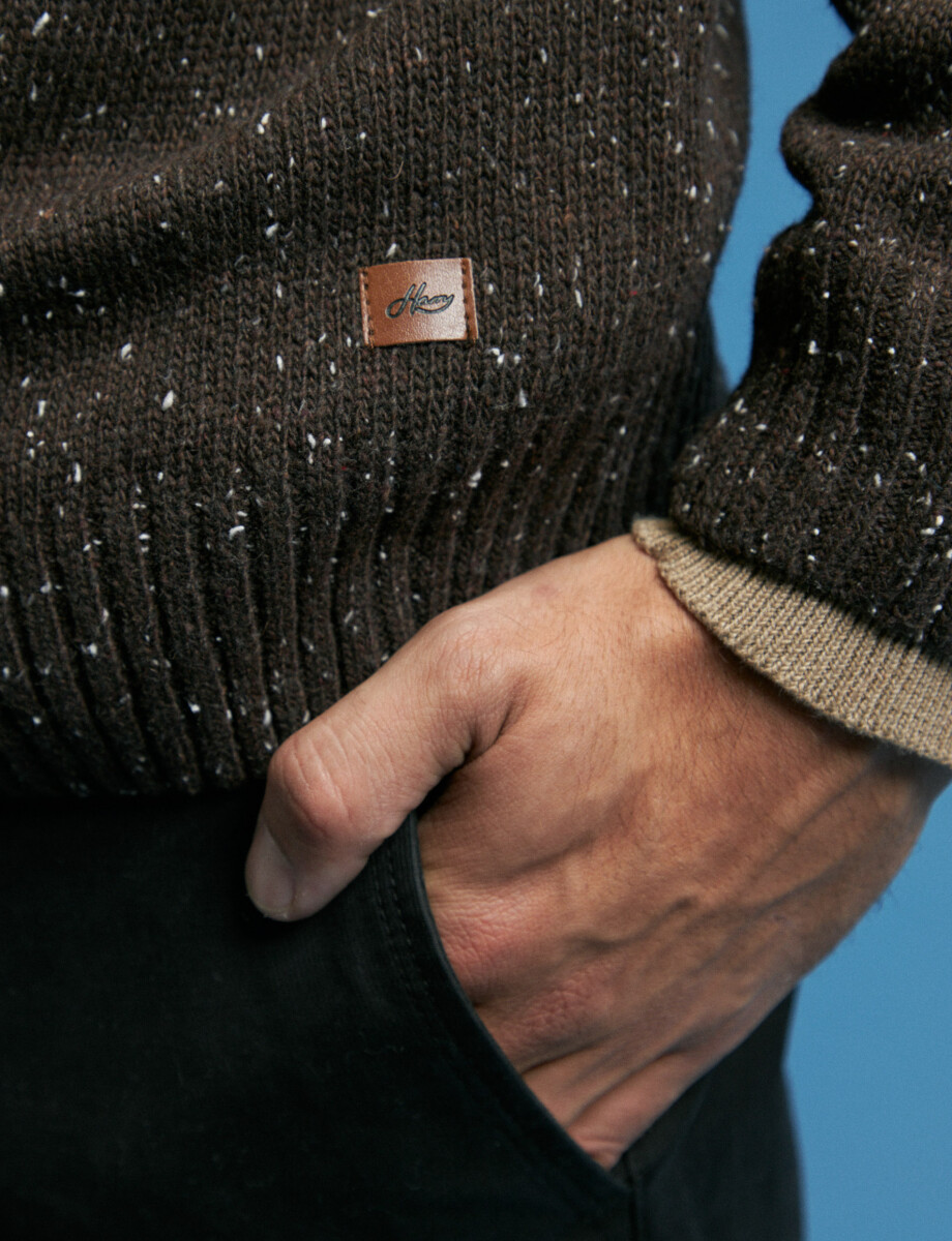 470420 SWEATER HARRY Marron