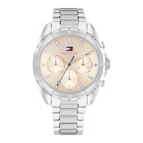 Reloj Tommy Hilfiger 1782782 para mujer con correa de acero Plateado