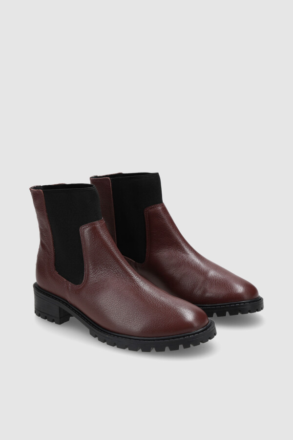 Bota caña baja Aitana Marrón