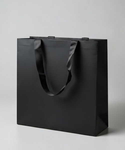 Bolsa cartulina 32x32x11cm - NEGRO Bolsa cartulina 32x32x11cm - NEGRO