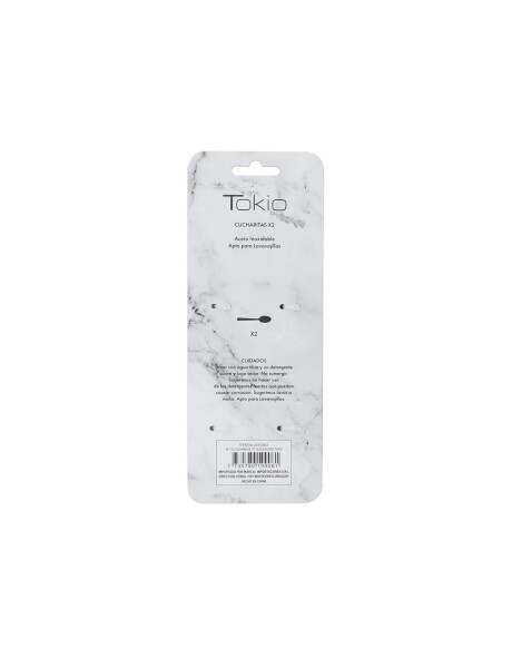 SET X2 CUCHARA DE TE 14.6CM ACERO TOKIO SET X2 CUCHARA DE TE 14.6CM ACERO TOKIO