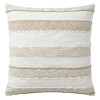 COJIN CUAD BEIGE COMB 60X60CM Unica
