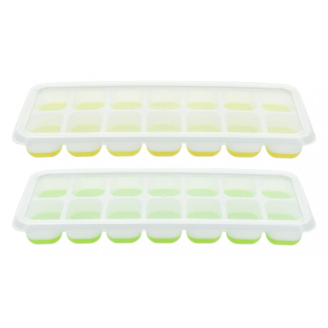 CUBETERA SILICONA CON TAPA PLASTICA 14 CUBITOS HAIXING 12593 CUBETERA SILICONA CON TAPA PLASTICA 14 CUBITOS HAIXING 12593
