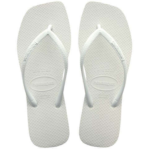 Ojotas Havaianas Slim Square Blanco