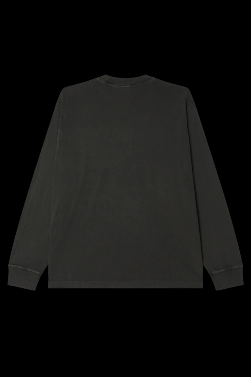 LOWERCASE PIGMENT TEE LS Negro