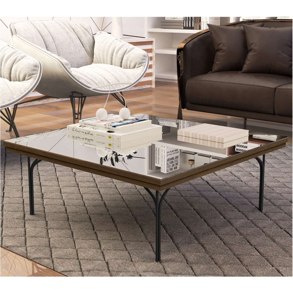 Mesa de Living con espejo Mesa de Living con espejo