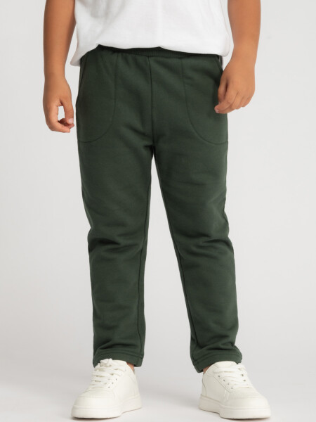 Pantalón deportivo básico Verde