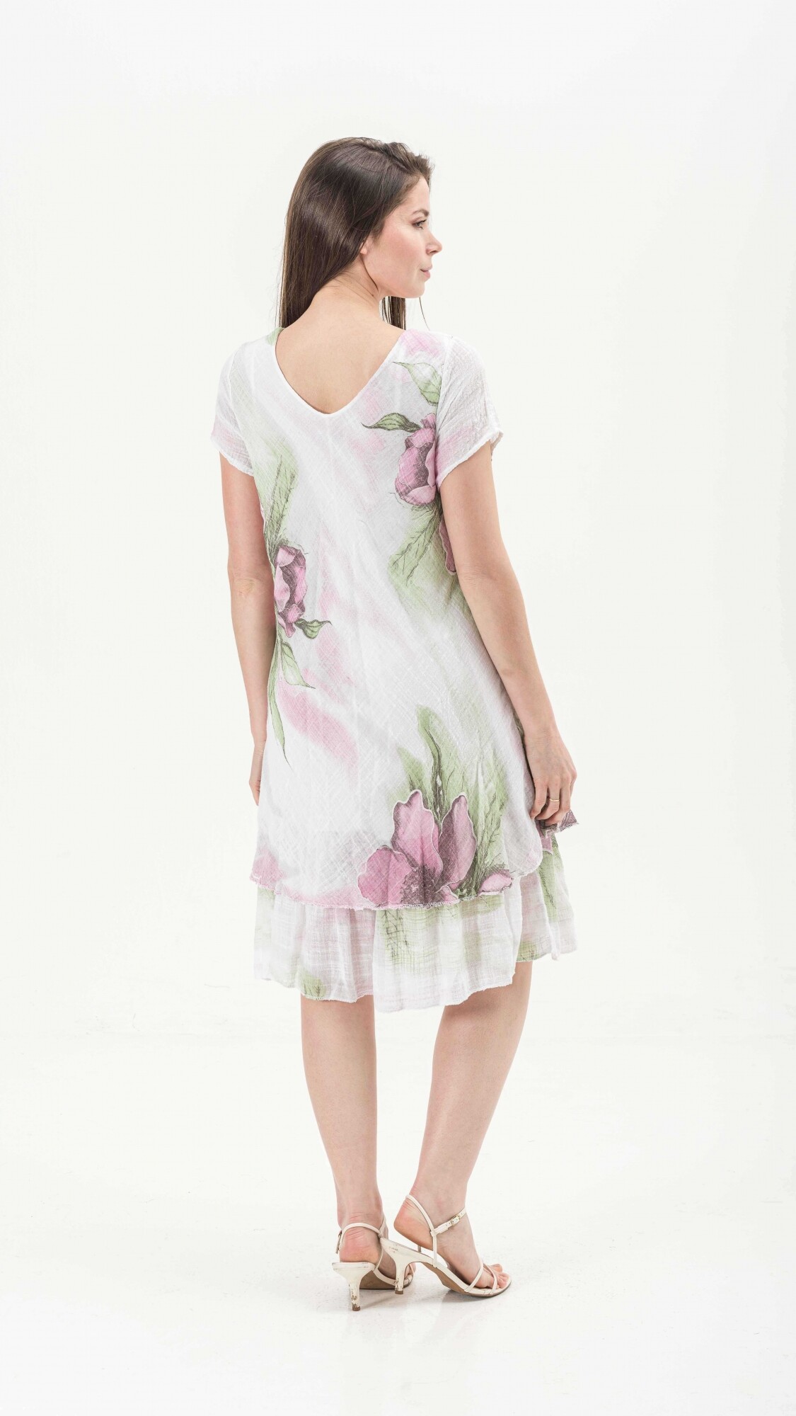 VESTIDO CAROLINE ESTAMPADO BLANCO