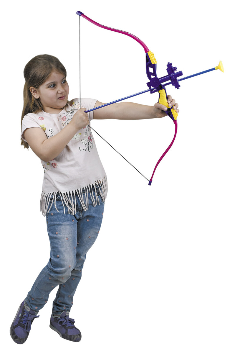 KIDS BOX - Juguete Arco con flechas para que niños de