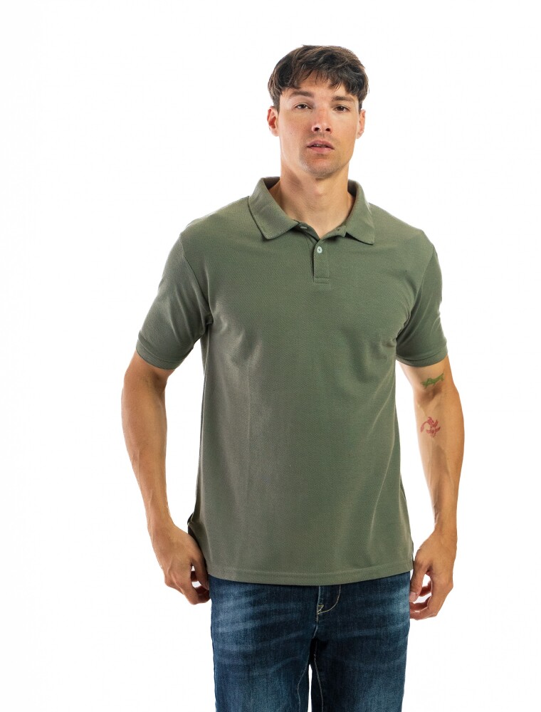 Remera Polo Kaki