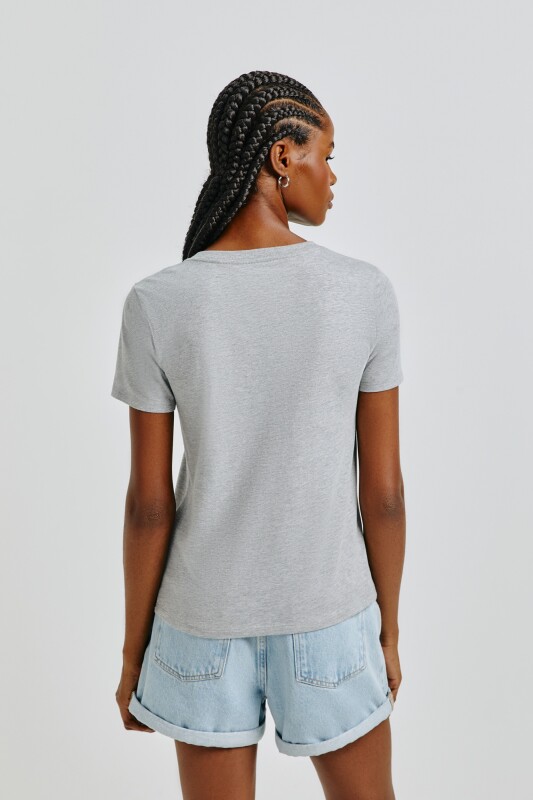 BLUSA MM FEM CINZA MESCLA