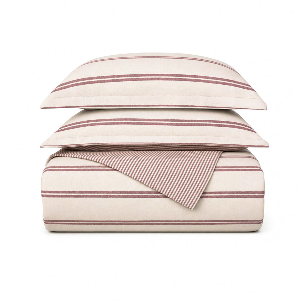 SET FUNDA NÓRDICA - KING LINO-Y-ALGODON REVERSIBLE COTTONLINEN 
