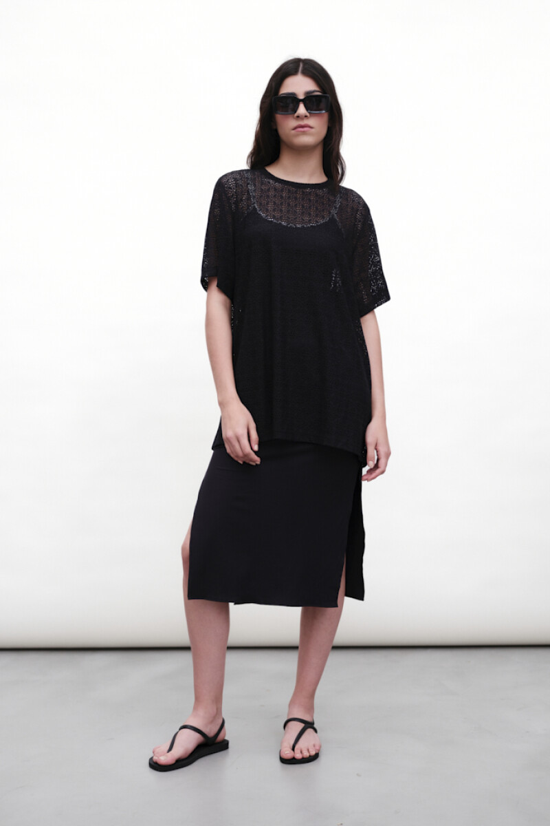 Beach cover up - Remerón Oggi Negro