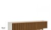 Rack de TV Dune Ripiado 1.8 - Linea Manhattan Off White